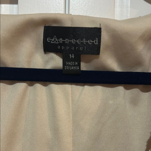 Connected apparel Beige Sequin Midi Dress - Picture 4 of 6